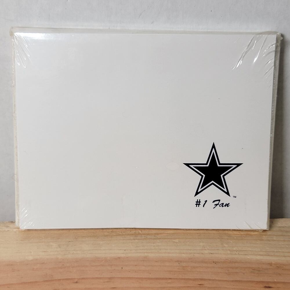 VINTAGE Dallas Cowboys 10 Cards, 10 Envelopes & 12 Stickers - SEALED